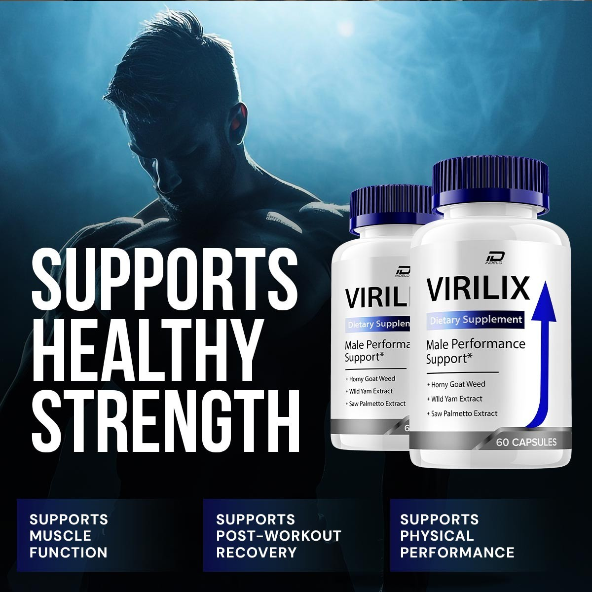 Virilix supplement supporting an active lifestyle